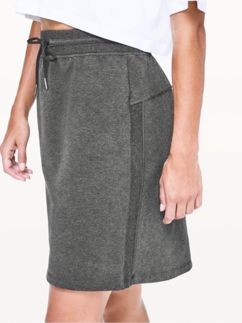 nwot Lululemon Start Anew Skirt *21" Heathered Medium Grey 4